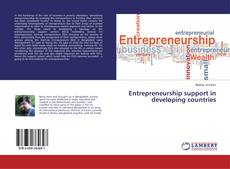 Buchcover von Entrepreneurship support in developing countries