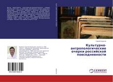 Buchcover von Культурно-антропологические очерки российской повседневности