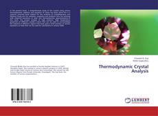 Buchcover von Thermodynamic Crystal Analysis