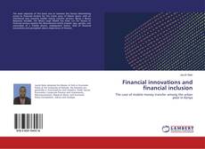 Buchcover von Financial innovations and financial inclusion