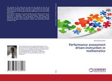 Copertina di Performance assessment driven-instruction in mathematics