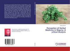 Buchcover von Perception of Herbal Medicine in Nigeria: A critical Analysis