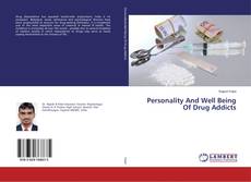Buchcover von Personality And Well Being Of Drug Addicts