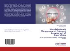 Buchcover von Materialization & Management of Emergent Requirement of Stakeholders