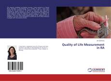 Copertina di Quality of Life Measurement in RA