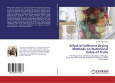 Buchcover von Effect of Different Drying Methods on Nutritional Value of Fruits