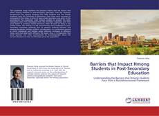 Buchcover von Barriers that Impact Hmong Students in Post-Secondary Education