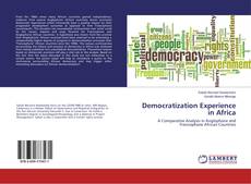 Copertina di Democratization Experience in Africa