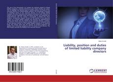 Buchcover von Liability, position and duties of limited liability company directors