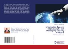 Portada del libro de Information Systems Implementation in Developing Country Contexts