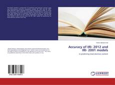 Copertina di Accuracy of IRI- 2012 and IRI- 2001 models