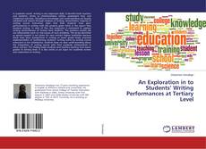 Copertina di An Exploration in to Students’ Writing Performances at Tertiary Level