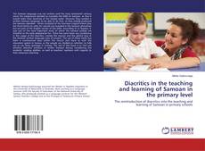 Copertina di Diacritics in the teaching and learning of Samoan in the primary level