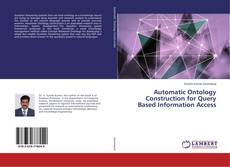 Buchcover von Automatic Ontology Construction for Query Based Information Access
