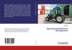 Copertina di Agricultural Machinery Management
