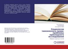 Buchcover von Социология таможенного права: проблемы прикладного исследования