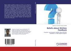 Bookcover of Beliefs about Written Feedback