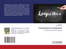 Bookcover of Introduction to Linguistics