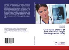 Buchcover von Craniofacial changes of Suttur children 7-10yrs semilongitudinal study
