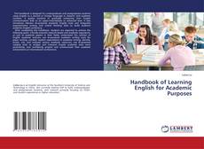 Portada del libro de Handbook of Learning English for Academic Purposes