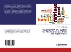 Buchcover von Development of a System for Mining Opinions from Product Reviews
