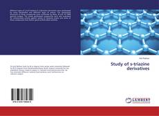 Buchcover von Study of s-triazine derivatives