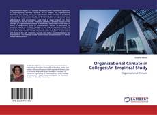 Buchcover von Organizational Climate in Colleges:An Empirical Study