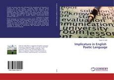 Copertina di Implicature in English Poetic Language