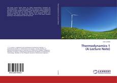 Buchcover von Thermodynamics 1 (A Lecture Note)