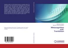 Copertina di Metacognition and Translation
