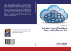 Buchcover von Software Export Marketing From Indian Prospective