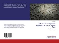 Buchcover von Cultural and Linguistic Hybridity in Postcolonial Text