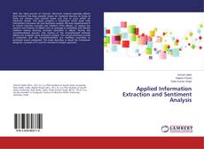 Copertina di Applied Information Extraction and Sentiment Analysis