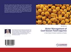 Buchcover von Water Management of Cool-Season Food Legumes