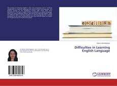 Buchcover von Difficulties in Learning English Language