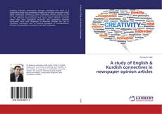 Buchcover von A study of English & Kurdish connectives in newspaper opinion articles
