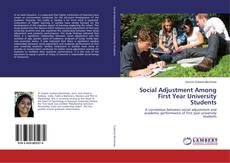 Buchcover von Social Adjustment Among First Year University Students