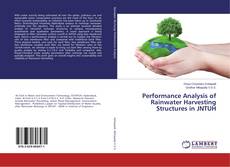 Buchcover von Performance Analysis of Rainwater Harvesting Structures in JNTUH