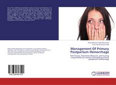 Copertina di Management Of Primary Postpartum Hemorrhage