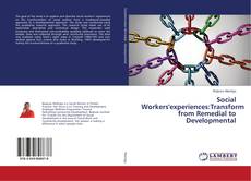 Buchcover von Social Workers'experiences:Transform from Remedial to Developmental