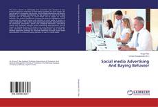 Buchcover von Social media Advertising And Baying Behavior
