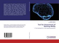 Buchcover von Test for Assessment of Naming Ability