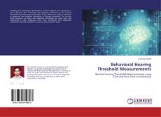 Copertina di Behavioral Hearing Threshold Measurements