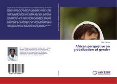 Buchcover von African perspective on globalization of gender