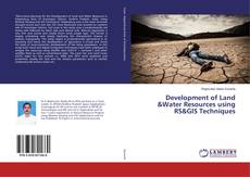 Copertina di Development of Land &Water Resources using RS&GIS Techniques