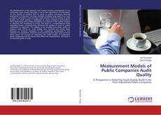 Copertina di Measurement Models of Public Companies Audit Quality