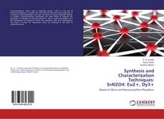 Buchcover von Synthesis and Characterization Techniques: SrAl2O4: Eu2+, Dy3+