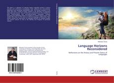Copertina di Language Horizons Reconsidered