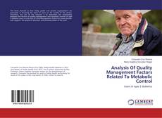 Couverture de Analysis Of Quality Management Factors Related To Metabolic Control