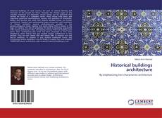 Copertina di Historical buildings architecture